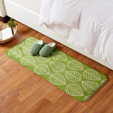 Cozzy厨房地垫长条绿色叶子加厚防滑吸水地毯床前门厅45*120多款