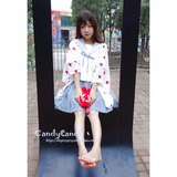 【Candyce】原创 樱桃刺绣日系和风开衫女和服浴衣jk开衫外套