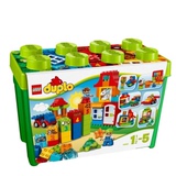 正品 LEGO乐高积木玩具得宝系列桶装积木 大颗粒豪华乐趣盒10580