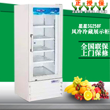 星星玻璃门展示柜SG258F风冷商用家用冰箱单门立式冷藏柜饮料柜