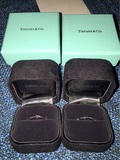 全新美国专柜Tiffany&Co. 蒂芙尼戒指两枚对戒 可单出