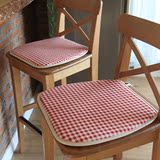 兔先生zakka日式韩式田园清新棉麻梯形海绵坐垫餐椅垫4个包邮