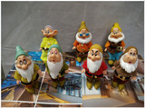 特!迪斯尼白雪公主和七个小矮人玩具玩偶公仔摆件7款手脚关节可动