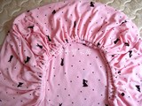 外贸秋冬温暖珊瑚绒四件套粉色卡通被套200*230床笠枕套被罩单件