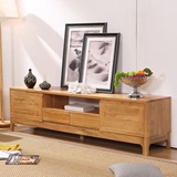 日式实木电视柜小户型进口橡木地柜柜卧室家具简约中式现代特价