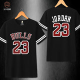 乔丹公牛队23号Jordan短袖T恤男女篮球运动T恤球衣球服大码衣服