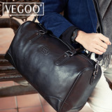 VEGOO斜挎包韩版单肩男士时尚旅行包休闲复古包手提包电脑包大包
