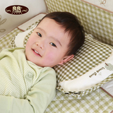 良良婴幼儿枕头 2-6岁儿童加长苎麻纤维护型保健枕 宝宝定型枕头