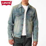 Levi's李维斯牛仔外套修身款牛仔夹克男装专柜正品原单牛仔服上衣