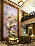热卖电视背景墙纸壁画客厅抽象欧式油画玄关过道走廊大型壁画无缝