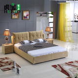 布艺床布床可拆洗气动储物婚床 现代简约小户型1.5米/1.8米双人床