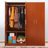 宜家简易大衣柜实木质组合卧室板式儿童衣柜单门两门三门四门衣柜
