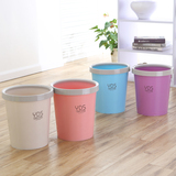 汇骏厨房客厅垃圾桶 创意卫生间家用垃圾筒 无盖带压圈垃圾桶