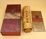 色真丝彩绘长卷故宫全景图丝绸卷轴画商务出国礼品创意收藏中国特