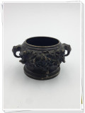 西洋收藏品 95808日本香炉 二手铜工艺回流古旧铜器摆件软装艺术