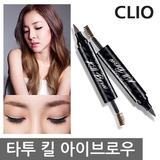 韩国专柜CLIO珂莱欧染色刺青双头杀手眉笔 水性眉笔+染眉膏