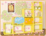 新款特价宜家儿童书柜韩式书架自由组合柜连体柜收纳柜格子柜展示