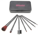 MEGAGA 7支铁盒化妆套刷眼影刷眉刷腮红刷7件套彩妆美容化妆工具
