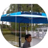 包邮金威镁加固钓鱼伞万向2.2/2.4米防雨防晒遮阳垂钓伞双弯渔具