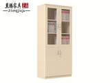 上海板式文件柜木质带锁资料办公柜子档案柜储物柜书柜带玻璃开门