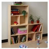 特价十省包邮儿童实木简易二层松木书柜书架置物架单个储物收纳柜