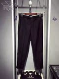 正品代购Thom Browne 2016SS春夏季新款八分裤男士西裤舒适休闲裤