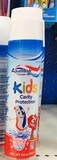 正品全新英国Aquafresh家护美版宝宝婴幼儿童泡沫薄荷味牙膏130g
