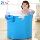 诺澳 新品塑料洗澡盆 浴缸泡澡桶 大号儿童沐浴桶 立式洗澡桶