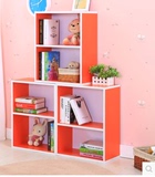 板式书柜书架自由组合韩式书柜宜家柜子书橱简易书架儿童储物柜