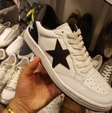 韩国代购女鞋圆头APIED新复古星星情侣款系带休闲单鞋滑板运动鞋