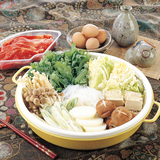 日本进口蔬菜火锅拼盘沥水篮 厨房沥水架洗菜篮 沥水盆筐水果盘