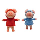 正版NICI猪红蓝衣服小猪威比公仔毛绒玩具玩偶儿童女孩男生日礼物