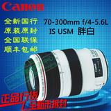 佳能镜头EF 70-300mm f4-5.6L IS USM胖白 红圈镜头 16年最新批次