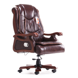 厂家直销老板椅真皮按摩可躺双层坐垫电脑椅家用人体高靠背办公椅