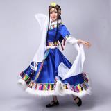 新款藏族舞蹈服装演出服女藏族水袖服饰少数民族舞蹈服装女吉祥谣