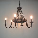 欧式loft工业复古铁艺蜡烛吊灯创意个性酒吧台咖啡餐厅客厅灯包邮