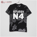 正品Stussy短袖花卉3M反光T恤情侣装夏装短袖男美国代购支持验货