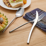 onlycook 高级刀叉套装304不锈钢牛排刀叉勺三件套 西餐餐具包邮