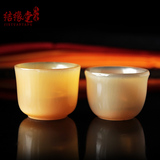 结缘堂纯天然西藏牦牛角酒杯 牛角茶杯 杯子