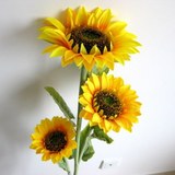 仿真黄色向日葵花室内客厅商场落地摆放装饰花太阳花假花特价批发