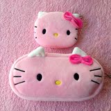 日韩可爱笔袋零钱包套组kitty猫笔袋收纳包化妆品包全国包邮礼品