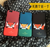 kate spade iphone6 6plus 5s 苹果6s代手机壳套美国潮牌狐狸FOX