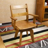 【天天特价】青岛实体店纯实木转椅 白橡木转椅休闲椅电脑椅耐用