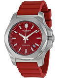 5.3折美国代购 Victorinox I.N.O.X 红色表盘橡胶表带男士手表