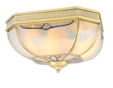 古典复古现代简约全铜吸顶灯北欧创意欧式LED艺术全铜吸顶灯过道