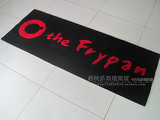 黑色加字毯地垫英文字母地毯定制定做店铺logo地毯门垫环保防滑垫