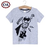 C＆A男童趣味超人图案棉质T恤 2016夏季新款休闲卡通CA200171589