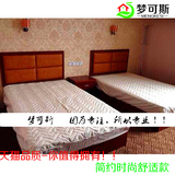 上海梦可斯快捷酒店宾馆宿舍板式家具床标间软包床头靠屏厂家直销