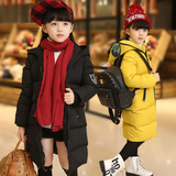 童装女童棉衣2015冬装新款韩版中大儿童棉袄中长款宝宝加厚棉服潮