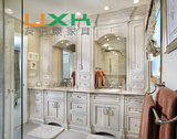 欧式浴室柜全实木浴室柜双盆洗手台浴室柜整体组合浴室柜北京定制